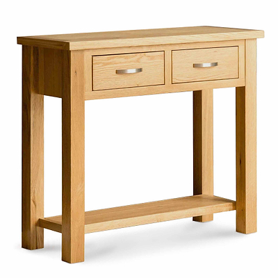 London Oak Console Table