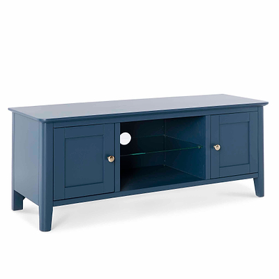 Stirling Blue 120cm Large TV Stand