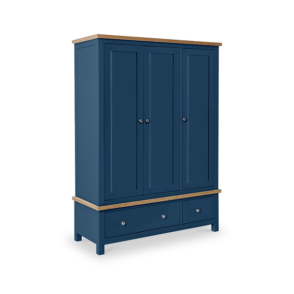 Farro Triple Wardrobe with Drawers