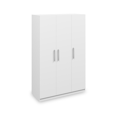 Meribel White 3 Door Wardrobe