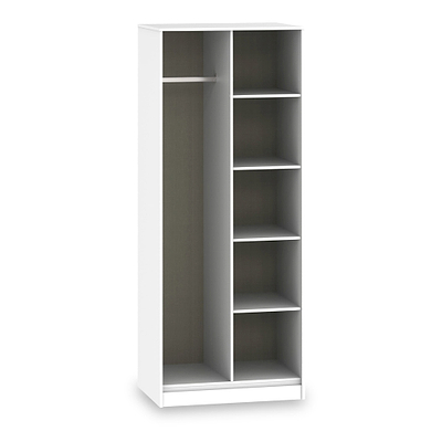 Asher White Open Shelf Unit
