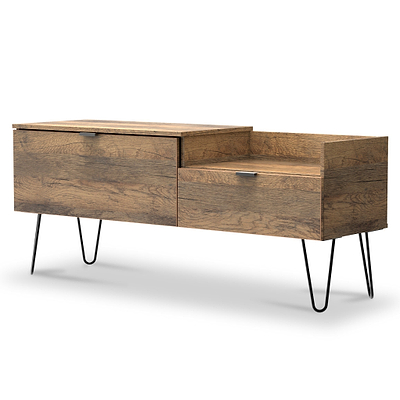 Moreno Rustic Oak TV Console Unit
