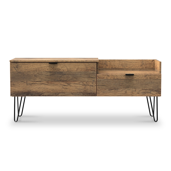 Moreno Rustic Oak TV Console Unit