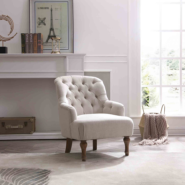 Bianca Linen Armchair