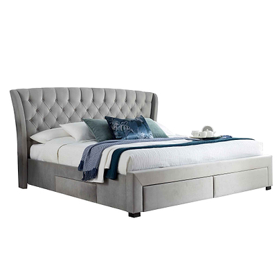 Stafford Velvet Storage Bed Frame
