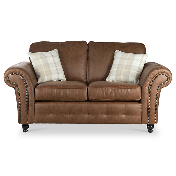 Edward Faux Leather 2 Seater Sofa