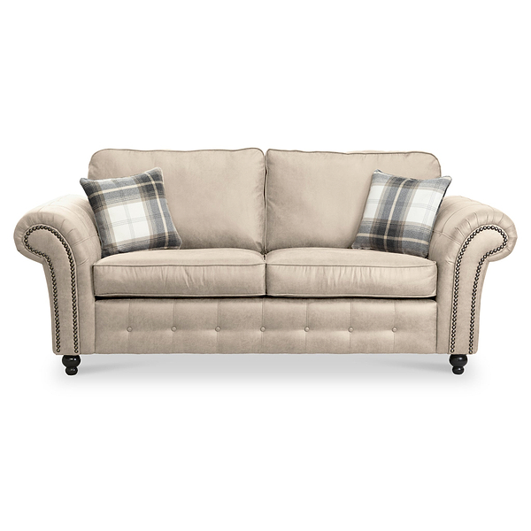 Edward Faux Leather 3 Seater Sofa