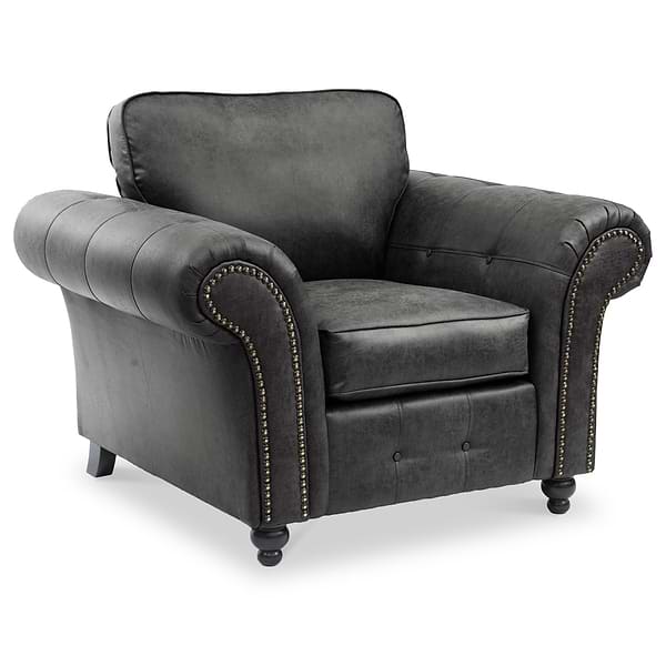 Edward Faux Leather Armchair