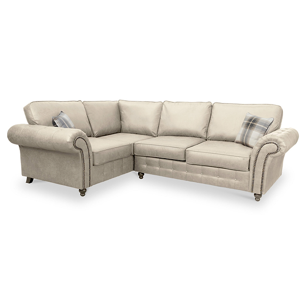 Edward Faux Leather Corner Sofa