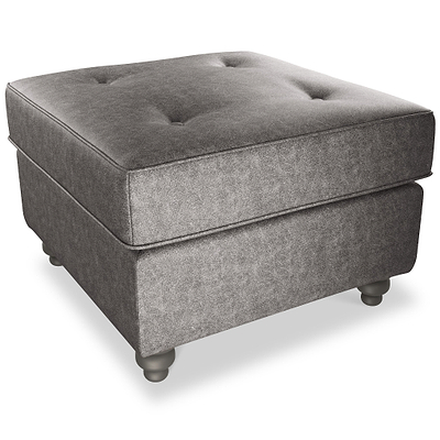 Edward Faux Leather Footstool