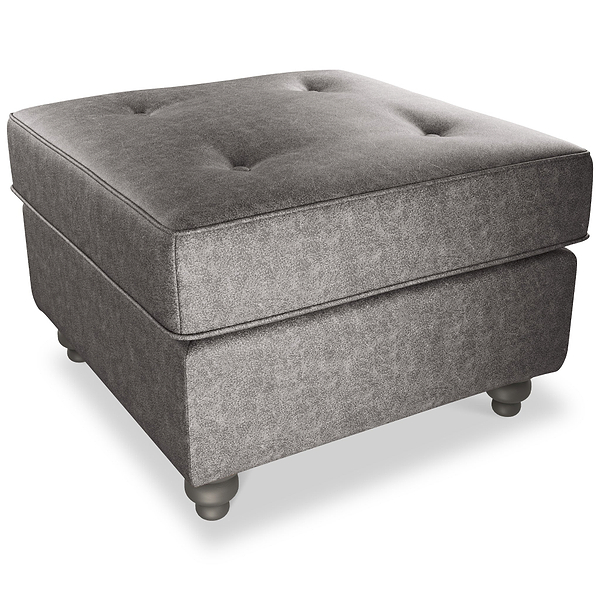 Edward Faux Leather Footstool