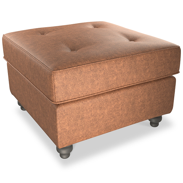 Edward Faux Leather Footstool