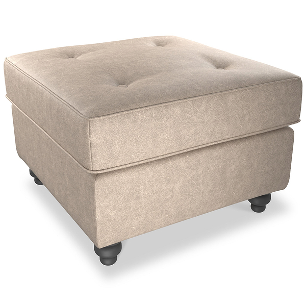 Edward Faux Leather Footstool