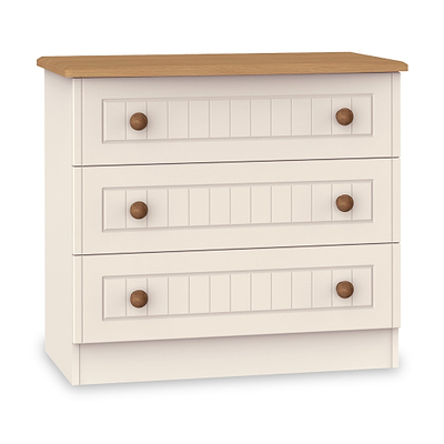 Brixham Cream 3 Drawer Chest