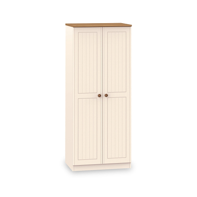Brixham Cream 2 Door Wardrobe