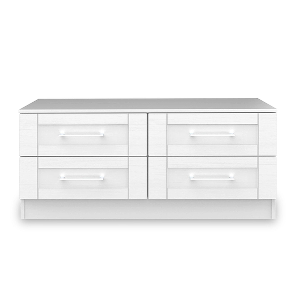 Bellamy 4 Drawer Low Storage Unit