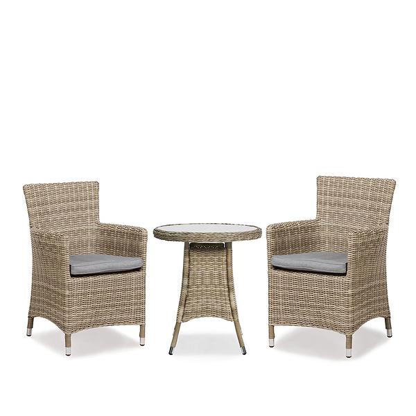 Wentworth 2 Seat Rattan Bistro Set