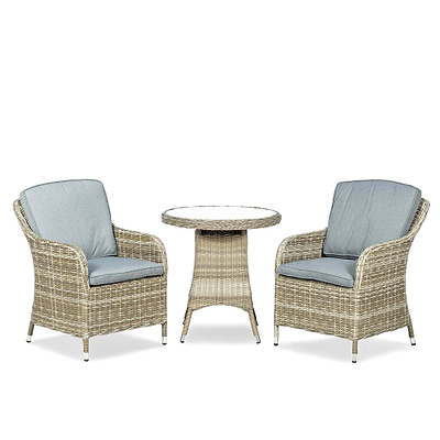 Wentworth 2 Seat Deluxe Rattan Bistro Set