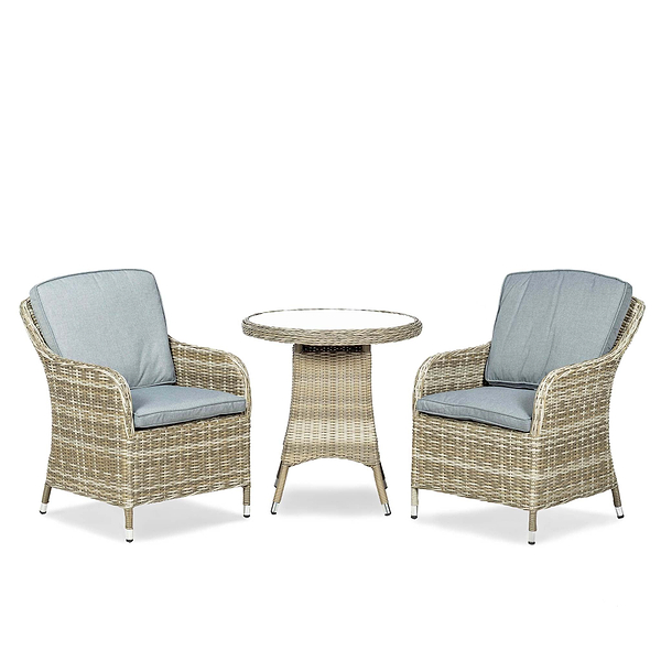 Wentworth 2 Seat Deluxe Rattan Bistro Set