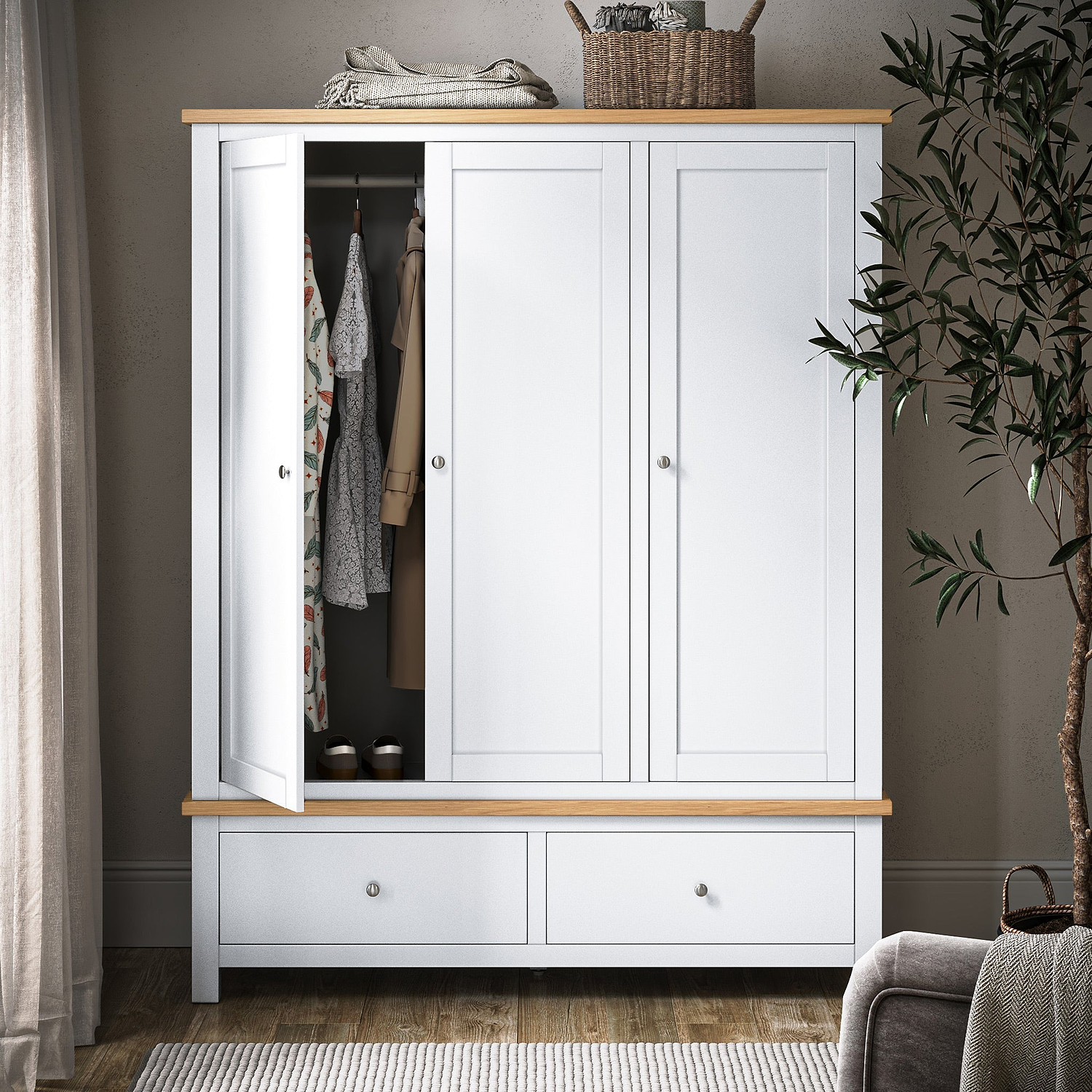 How do I measure my bedroom to fit a new wardrobe?