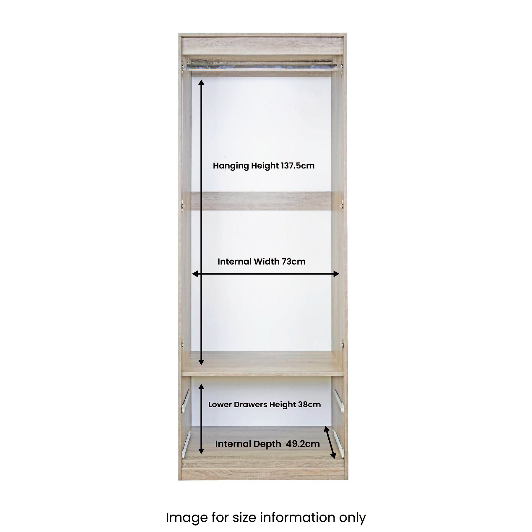 internal dimensions