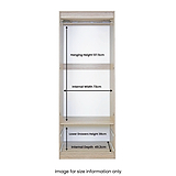 Wardrobe internal measurements
