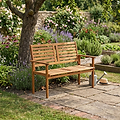 Napoli Acacia 2 Seater Bench from Roseland Furniture