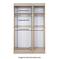 Wardrobe internal measurments