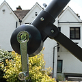 3m Shanghai Cantilever Parasol Blue from Roseland Furniture