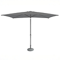 Grey Rectangular Parasol with Grey aluminium Frame from Roseland Home Furniture