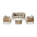 Amira 4 Seater Lounging Set with Coffee Table from Roseland Furniture
