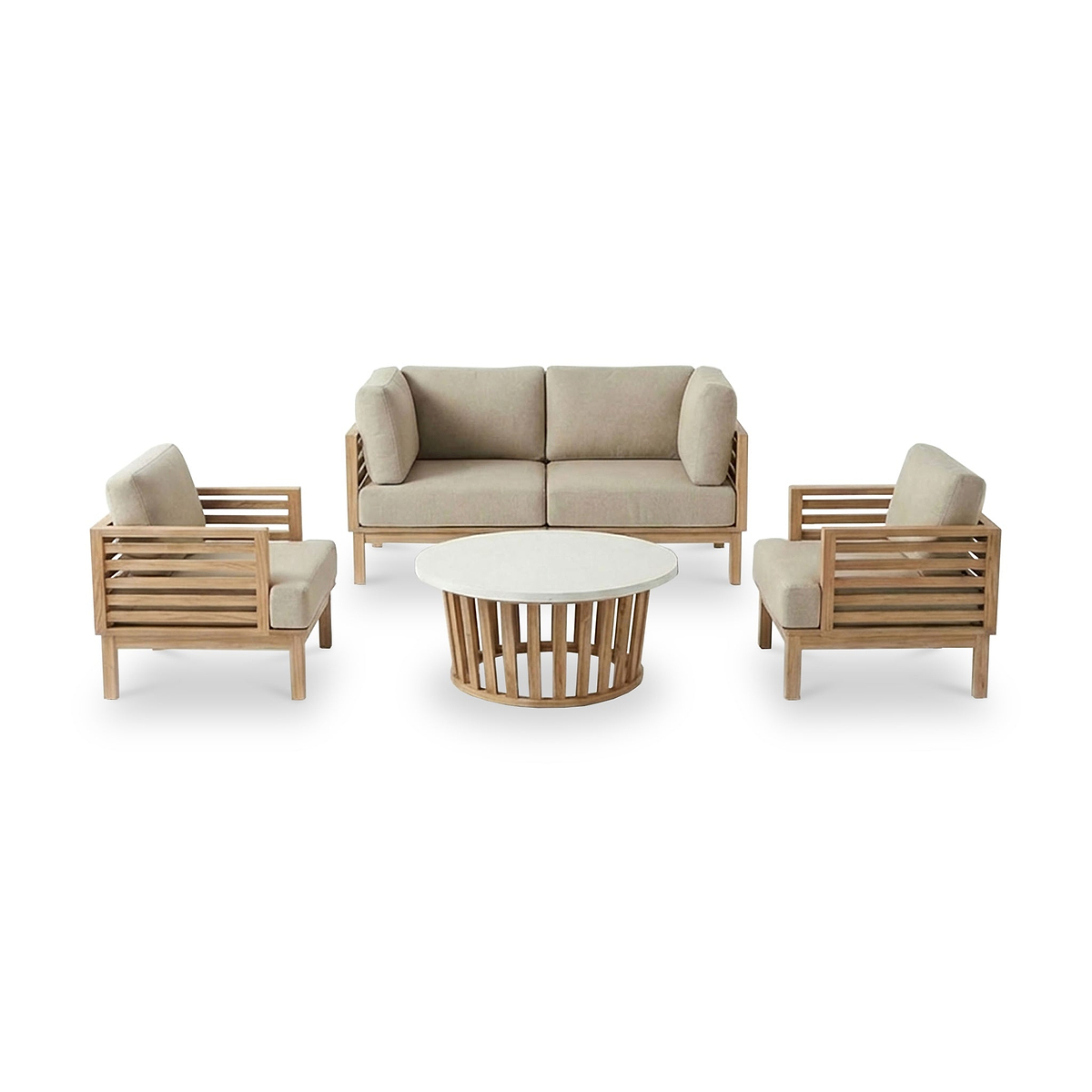 Amira 4 Seater Lounging Set with Coffee Table from Roseland Furniture