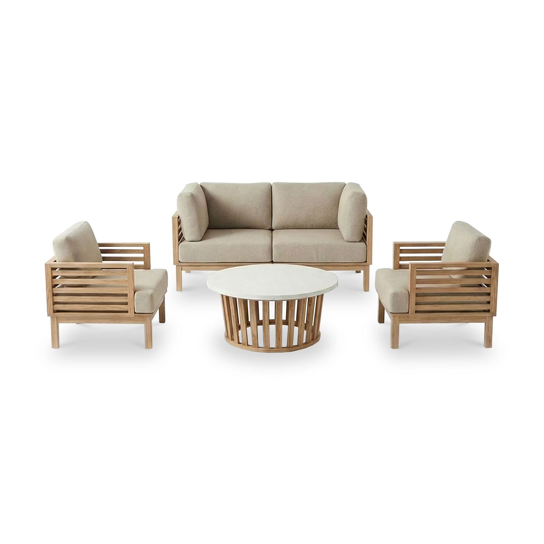 Amira 4 Seater Lounging Set with Coffee Table from Roseland Furniture