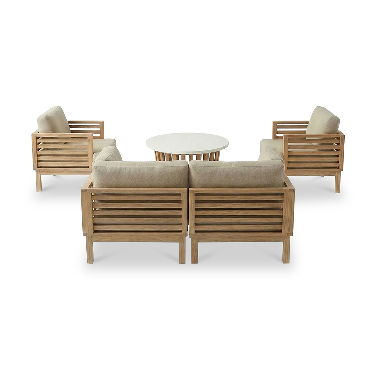 Amira 4 Seater Lounging Set with Coffee Table from Roseland Furniture