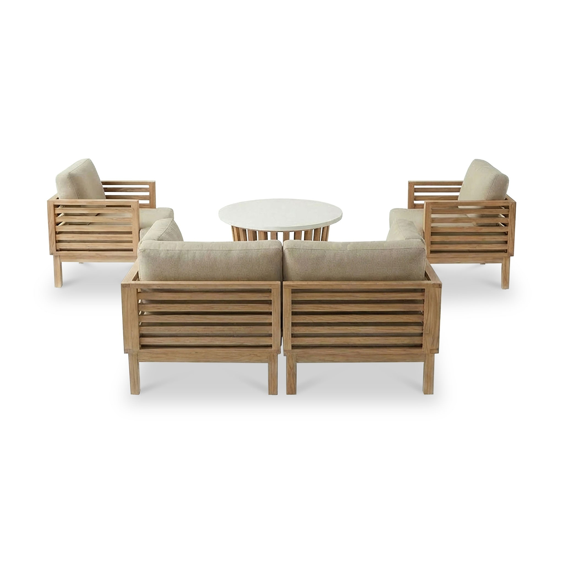 Amira 4 Seater Lounging Set with Coffee Table from Roseland Furniture