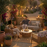 Amira 4 Seater Lounging Set with Coffee Table from Roseland Furniture