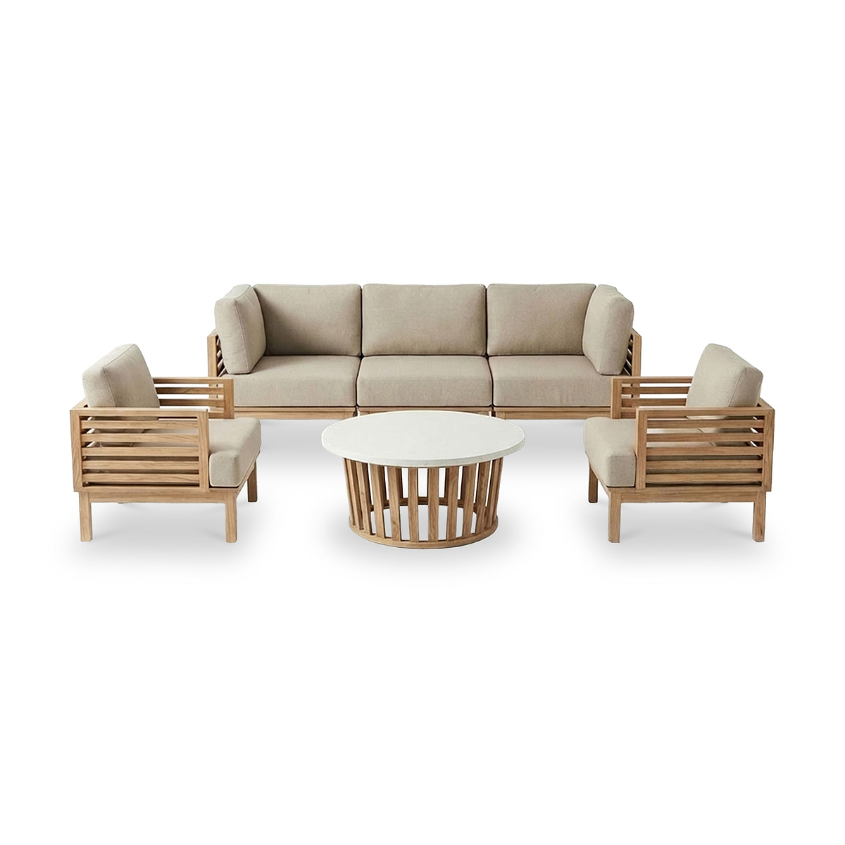 Amira 5 Seater Lounging Set with Coffee Table from Roseland Furniture