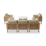 Amira 5 Seater Lounging Set with Coffee Table from Roseland Furniture