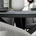 Aspen 120cm Round Table w 4 Aspen Rope Chairs from Roseland Furniture
