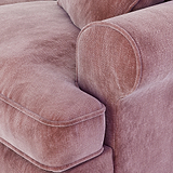 Alfie Armchair in Blush Pink  by Roseland Furniture
