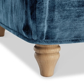 Alfie and Arthur Navy Blue Foot Close Up from Roseland Furniture