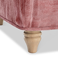 Alfie and Arthur Blush Pink Green Foot Close Up from Roseland Furniture
