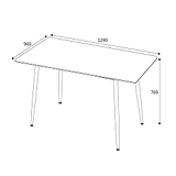 Avaston 120cm Dining Table dimensions