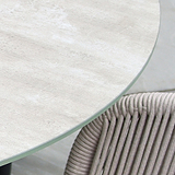 Bali 120cm Round Table w 4 Bali Rope Chairs from Roseland Furniture