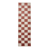 Plum Norwood Checkerboard Runner Rug from Roseland Furniture