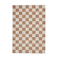 Beige Norwood Checkerboard Rug from Roseland Furniture