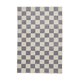 Blue Norwood Checkerboard Rug from Roseland Furniture