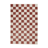 Plum Norwood Checkerboard Rug from Roseland Furniture