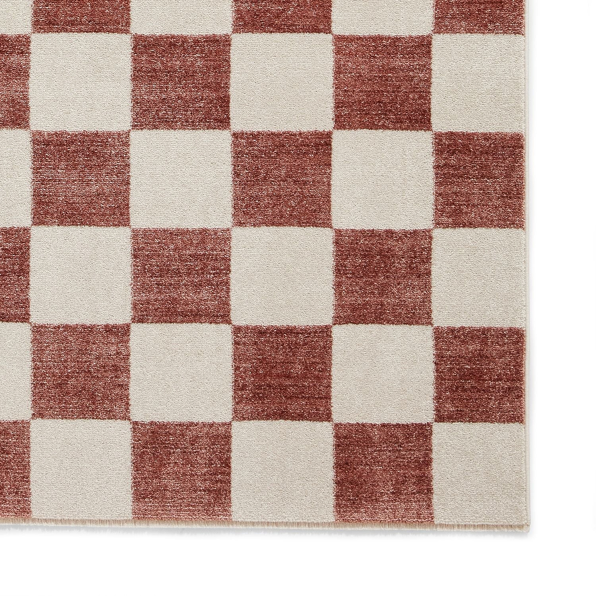 Plum Norwood Checkerboard Rug from Roseland Furniture