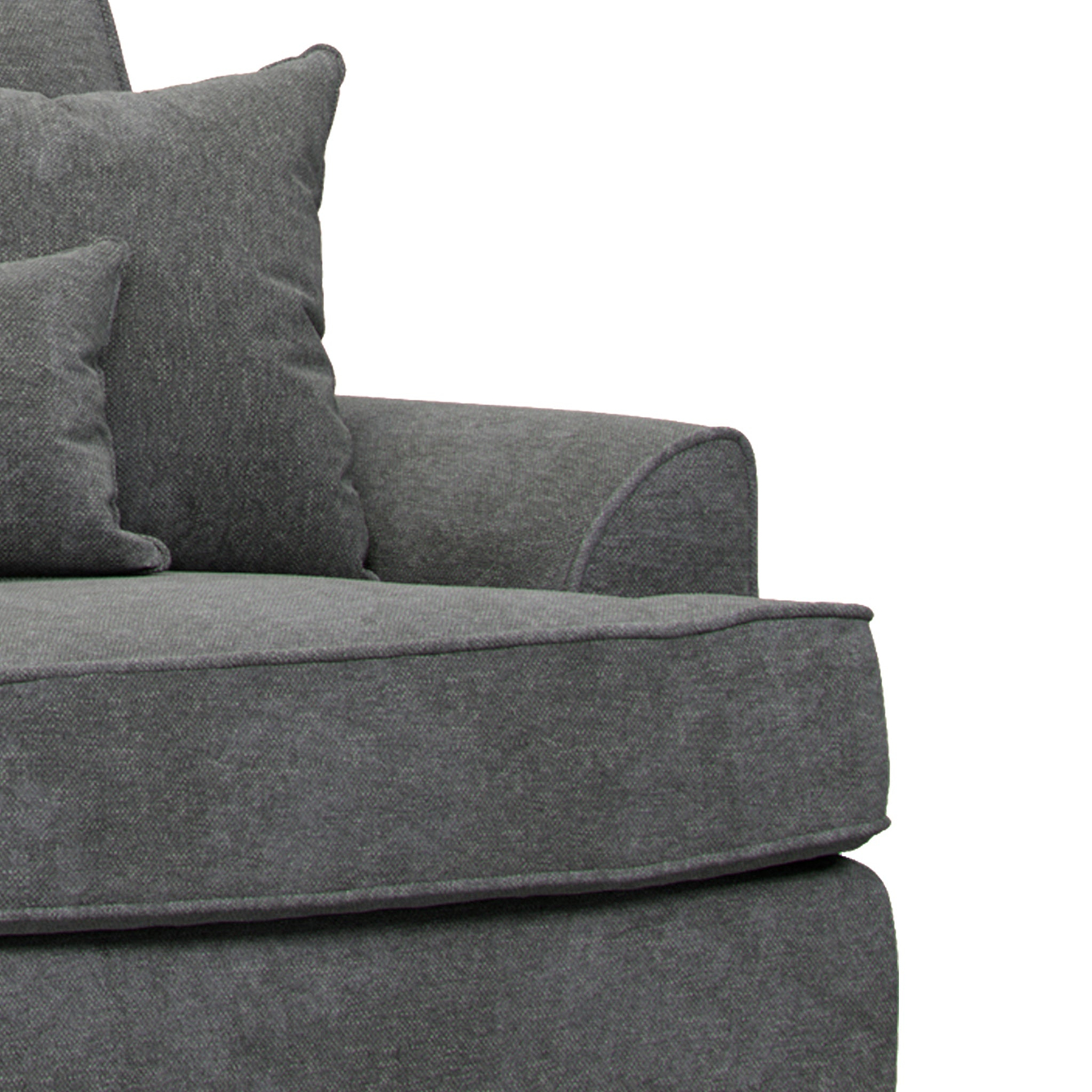 Birchley Soft Chenille 2 Seater Sofa Heather from Roseland Furniture
